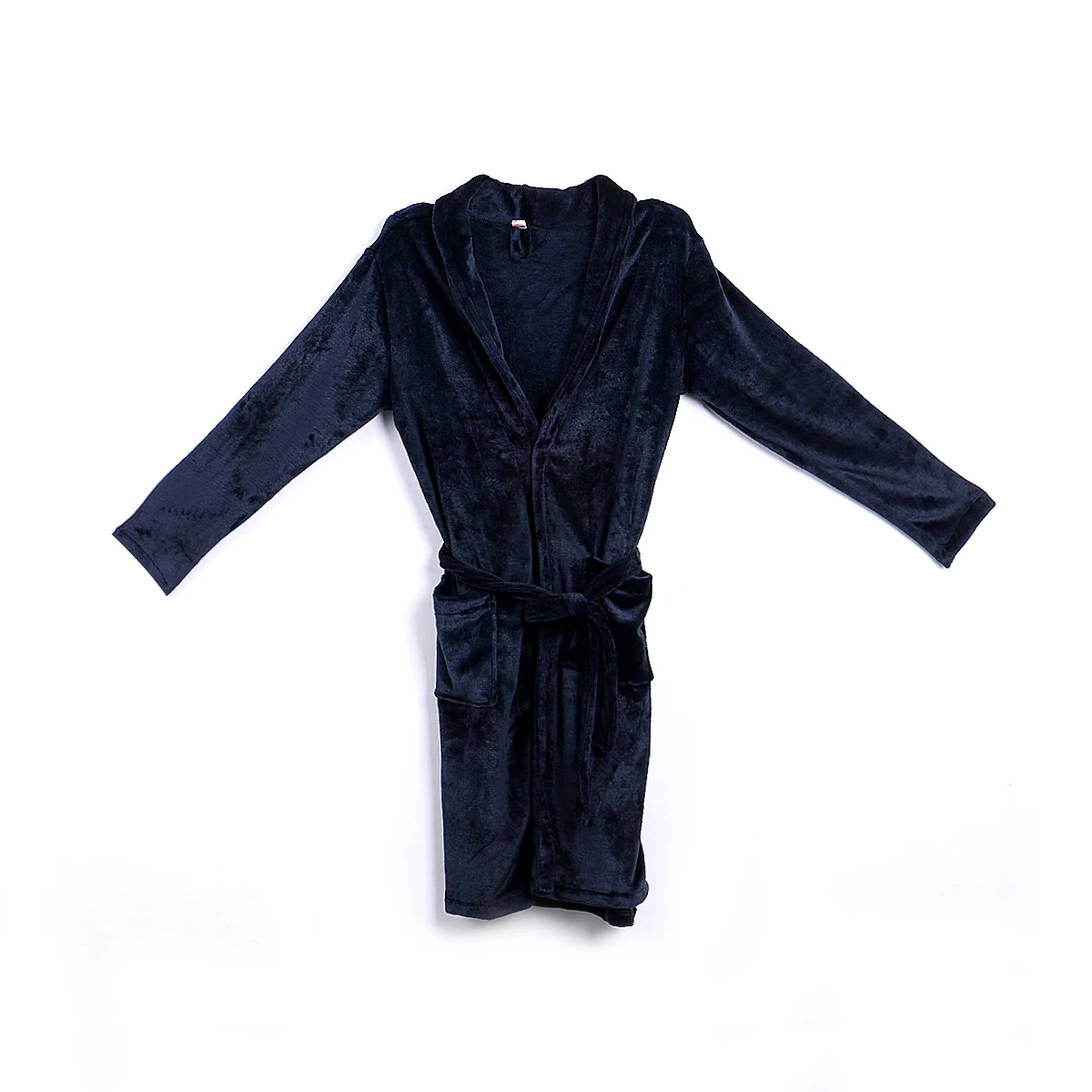 Fashion Men Winter Robes Warm Lengthened Plush Shawl Bathrobe Home Sleepwear Robe Coat - Image 6